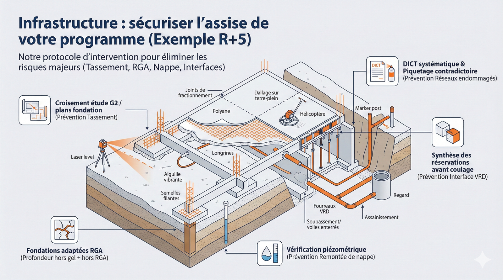 Entreprise générale gros œuvre construction neuve — programme promoteur Île-de-France