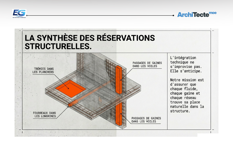 Préparation points d'arrêt chantier