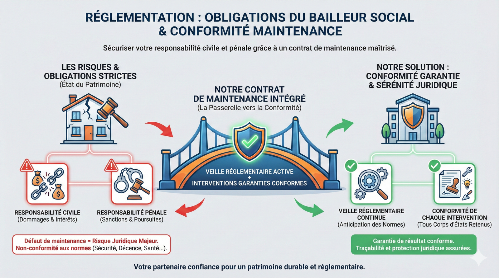 Sécurité incendie parties communes porte coupe-feu BAES rénovation