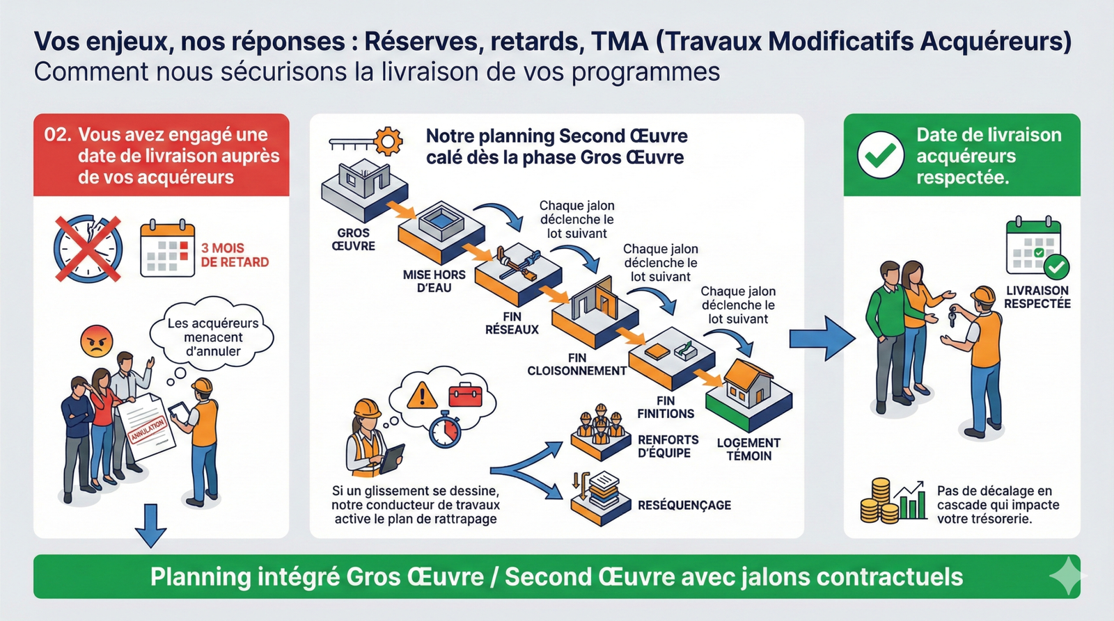 Second œuvre tous corps d'état — livraison clés en main programme immobilier IDF